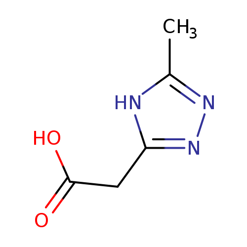 Cc1nnc([nH]1)CC(=O)O