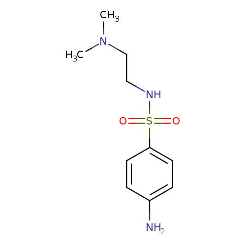 CN(CCNS(=O)(=O)c1ccc(cc1)N)C