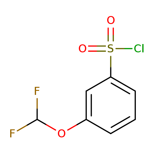 FC(Oc1cccc(c1)S(=O)(=O)Cl)F
