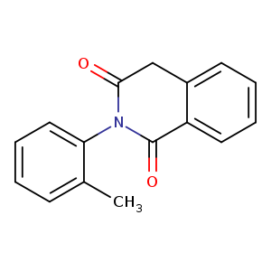 Cc1ccccc1N1C(=O)Cc2c(C1=O)cccc2