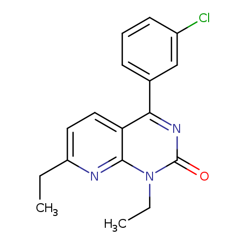 CCc1ccc2c(n1)n(CC)c(=O)nc2c1cccc(c1)Cl
