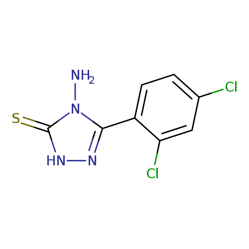Clc1ccc(c(c1)Cl)c1n[nH]c(=S)n1N