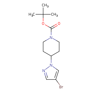 Brc1cnn(c1)C1CCN(CC1)C(=O)OC(C)(C)C