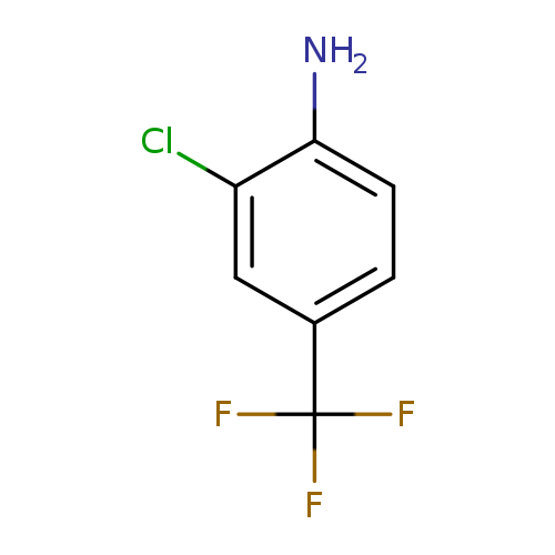 Nc1ccc(cc1Cl)C(F)(F)F