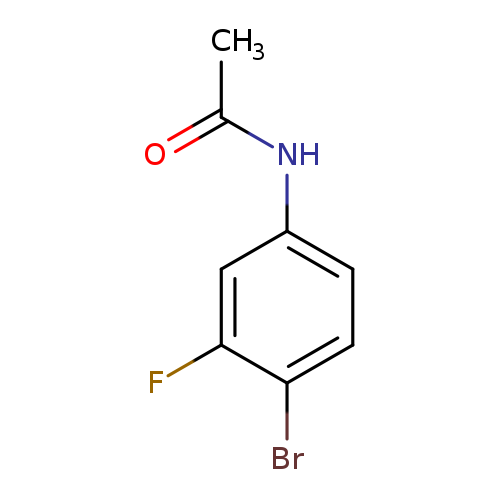 CC(=O)Nc1ccc(c(c1)F)Br