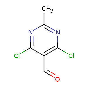 O=Cc1c(Cl)nc(nc1Cl)C