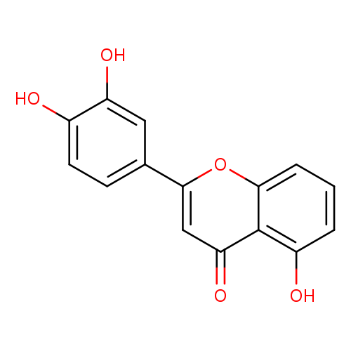 Oc1cc(ccc1O)c1cc(=O)c2c(o1)cccc2O