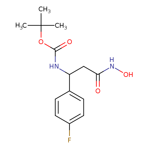 ONC(=O)CC(c1ccc(cc1)F)NC(=O)OC(C)(C)C