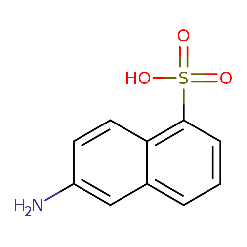 Nc1ccc2c(c1)cccc2S(=O)(=O)O