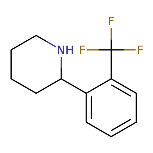 FC(c1ccccc1C1CCCCN1)(F)F