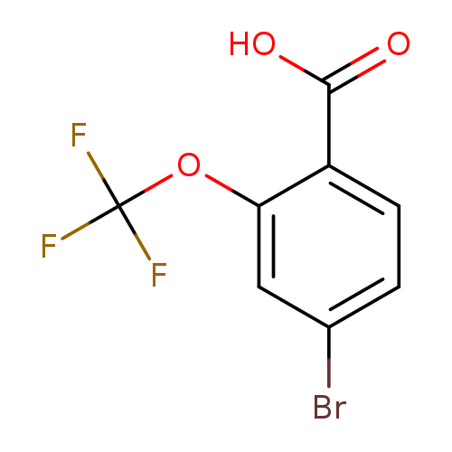 OC(=O)c1ccc(cc1OC(F)(F)F)Br