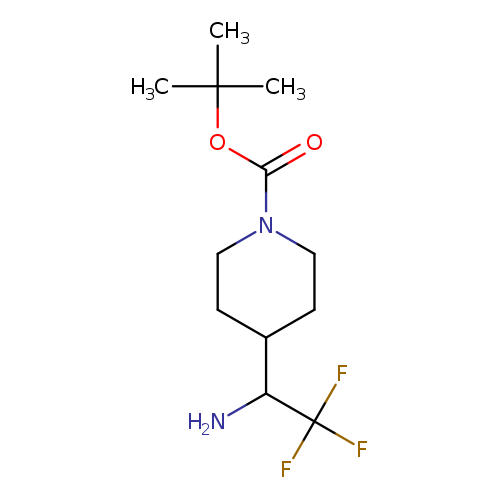 O=C(N1CCC(CC1)C(C(F)(F)F)N)OC(C)(C)C