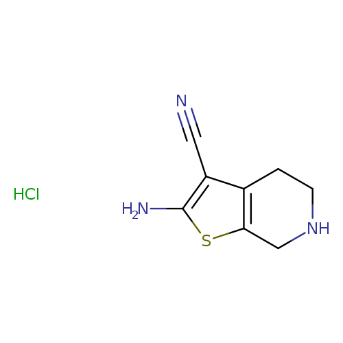 N#Cc1c(N)sc2c1CCNC2.Cl
