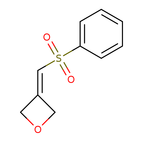 O=S(=O)(c1ccccc1)C=C1COC1