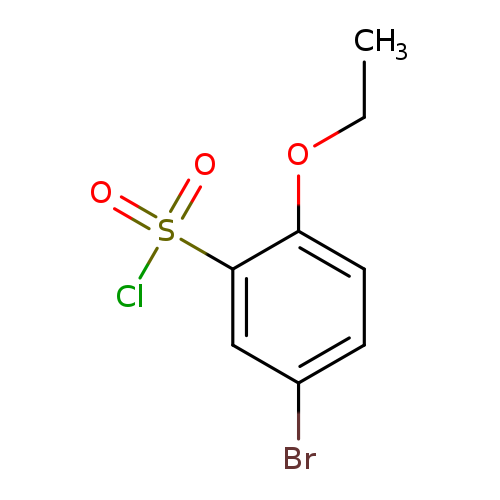 CCOc1ccc(cc1S(=O)(=O)Cl)Br