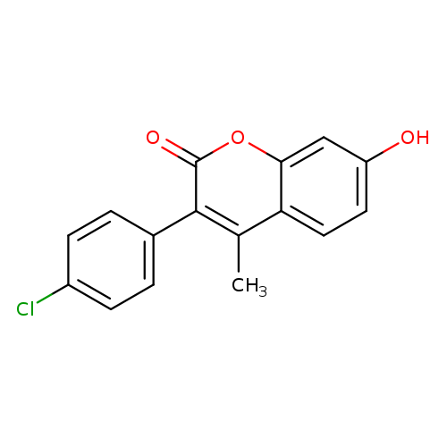 Clc1ccc(cc1)c1c(=O)oc2c(c1C)ccc(c2)O