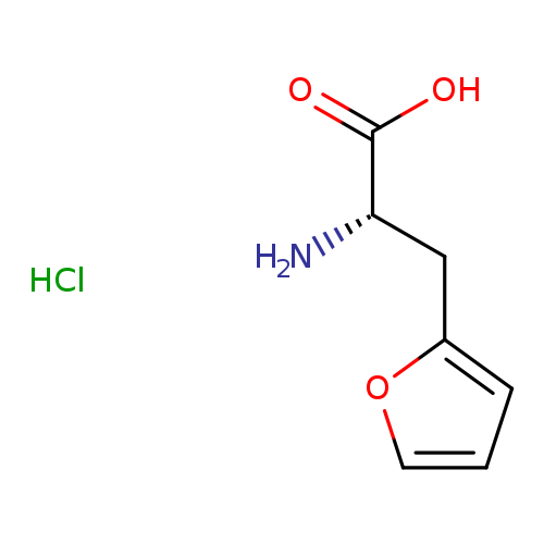 OC(=O)[C@H](Cc1ccco1)N.Cl