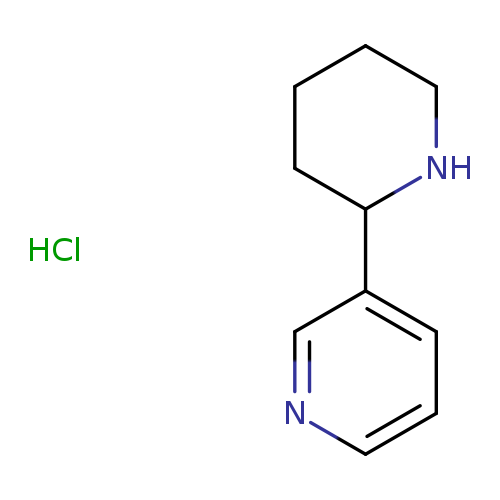 C1CCC(NC1)c1cccnc1.Cl