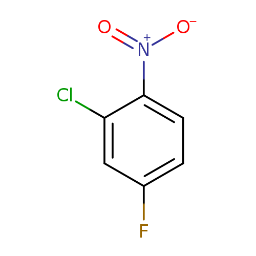 Fc1ccc(c(c1)Cl)[N+](=O)[O-]