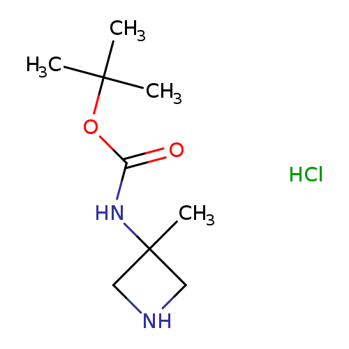 O=C(NC1(C)CNC1)OC(C)(C)C.Cl