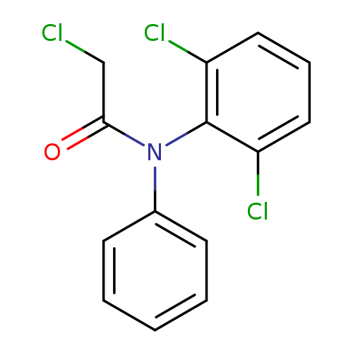 ClCC(=O)N(c1c(Cl)cccc1Cl)c1ccccc1