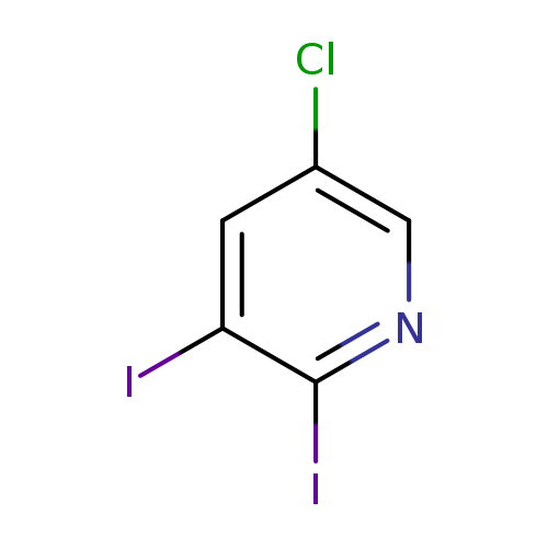 Clc1cnc(c(c1)I)I