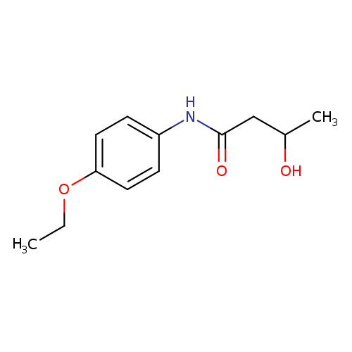 CCOc1ccc(cc1)NC(=O)CC(O)C