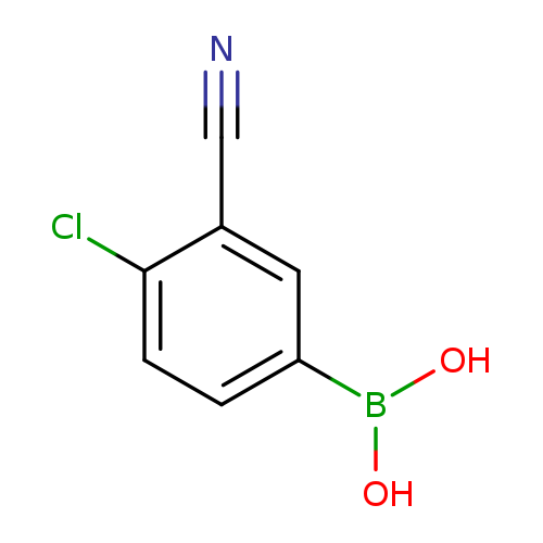 N#Cc1cc(ccc1Cl)B(O)O