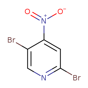 Brc1ncc(c(c1)[N+](=O)[O-])Br