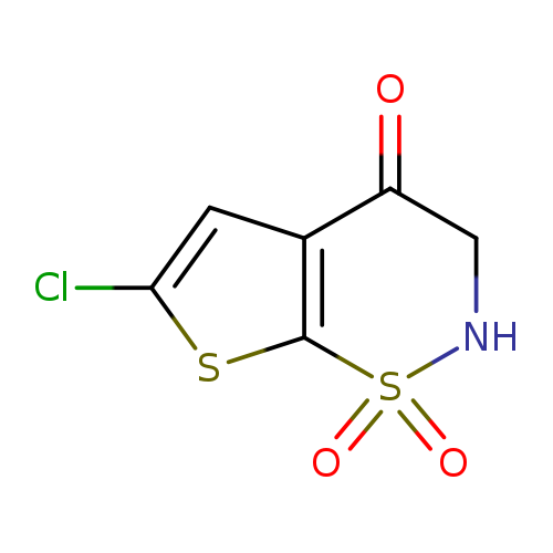 Clc1cc2c(s1)S(=O)(=O)NCC2=O