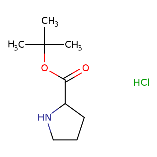 O=C(C1CCCN1)OC(C)(C)C.Cl