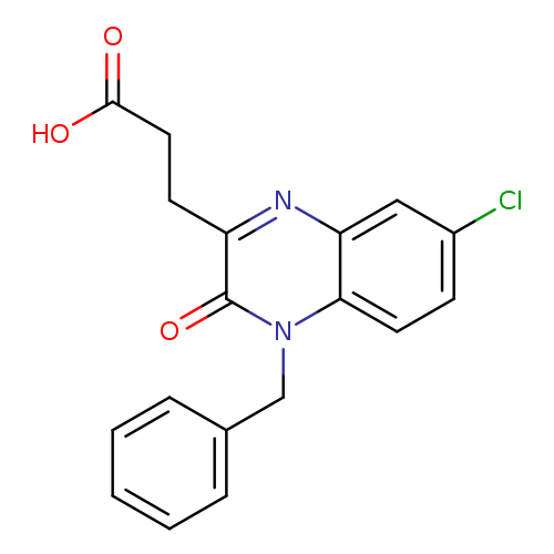 OC(=O)CCc1nc2cc(Cl)ccc2n(c1=O)Cc1ccccc1