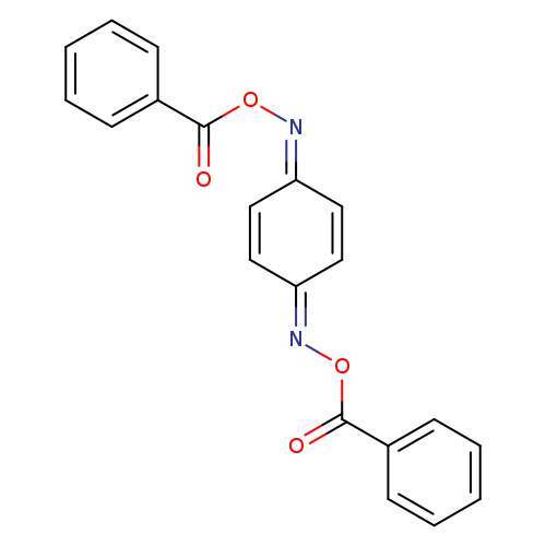 O=C(c1ccccc1)O/N=C/1\C=C/C(=N/OC(=O)c2ccccc2)/C=C1