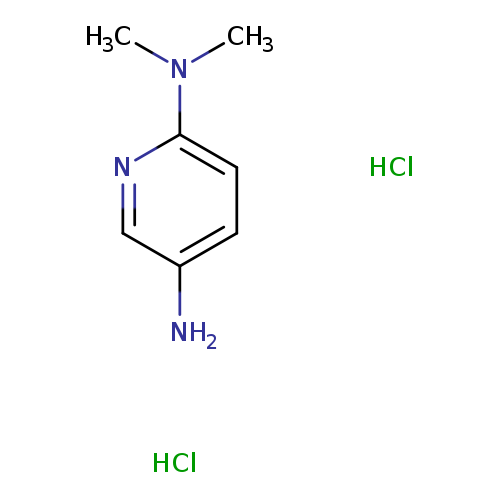 Nc1ccc(nc1)N(C)C.Cl.Cl