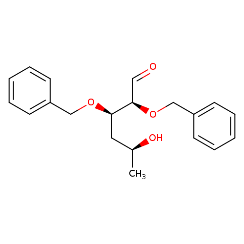 O=C[C@H]([C@@H](C[C@@H](O)C)OCc1ccccc1)OCc1ccccc1