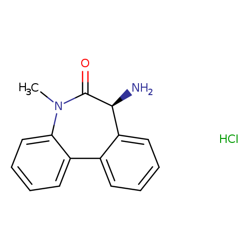 N[C@@H]1C(=O)N(C)c2c(c3c1cccc3)cccc2.Cl