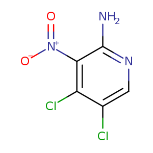 [O-][N+](=O)c1c(N)ncc(c1Cl)Cl