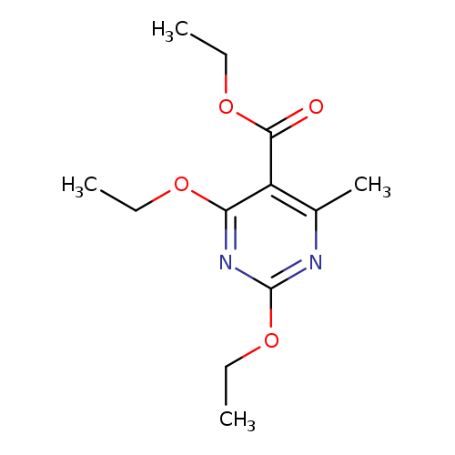 CCOc1nc(C)c(c(n1)OCC)C(=O)OCC
