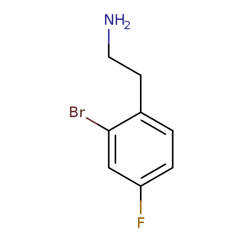 NCCc1ccc(cc1Br)F