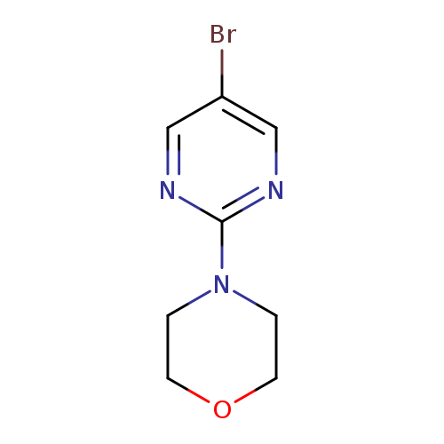 Brc1cnc(nc1)N1CCOCC1