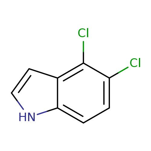 Clc1ccc2c(c1Cl)cc[nH]2