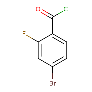 Brc1ccc(c(c1)F)C(=O)Cl
