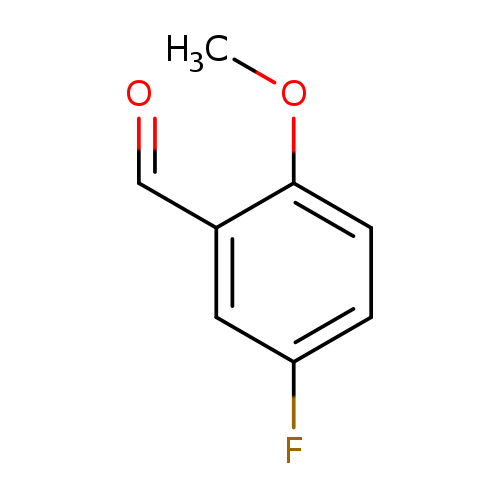 O=Cc1cc(F)ccc1OC