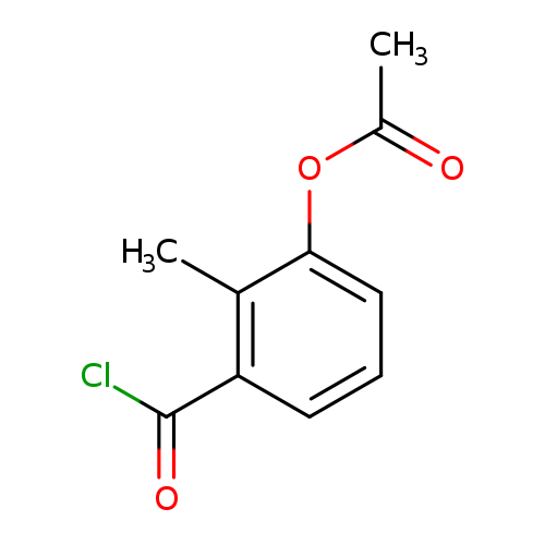 CC(=O)Oc1cccc(c1C)C(=O)Cl