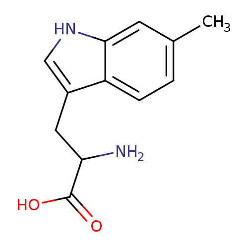 OC(=O)C(Cc1c[nH]c2c1ccc(c2)C)N
