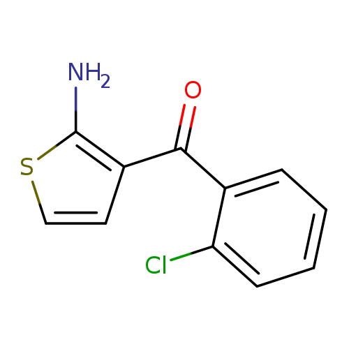 Clc1ccccc1C(=O)c1ccsc1N