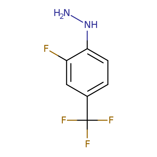 NNc1ccc(cc1F)C(F)(F)F