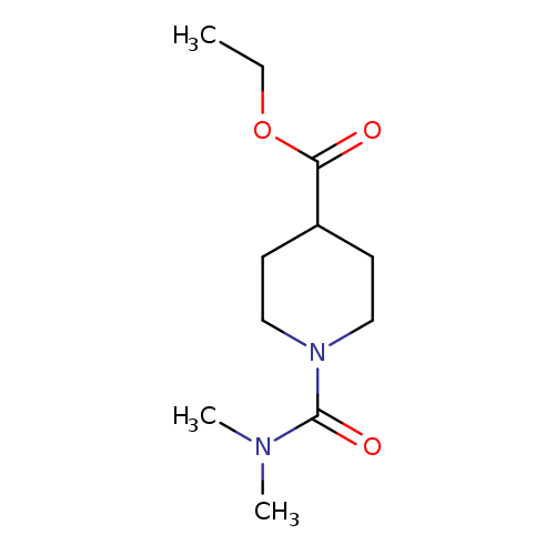 CCOC(=O)C1CCN(CC1)C(=O)N(C)C
