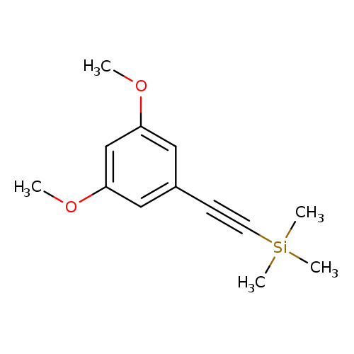 COc1cc(OC)cc(c1)C#C[Si](C)(C)C