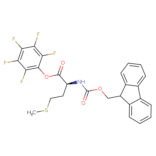 CSCC[C@@H](C(=O)Oc1c(F)c(F)c(c(c1F)F)F)NC(=O)OCC1c2ccccc2c2c1cccc2